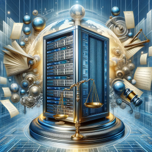 Server Side Public LicenseのイメージをDALL-Eに答えさせた図