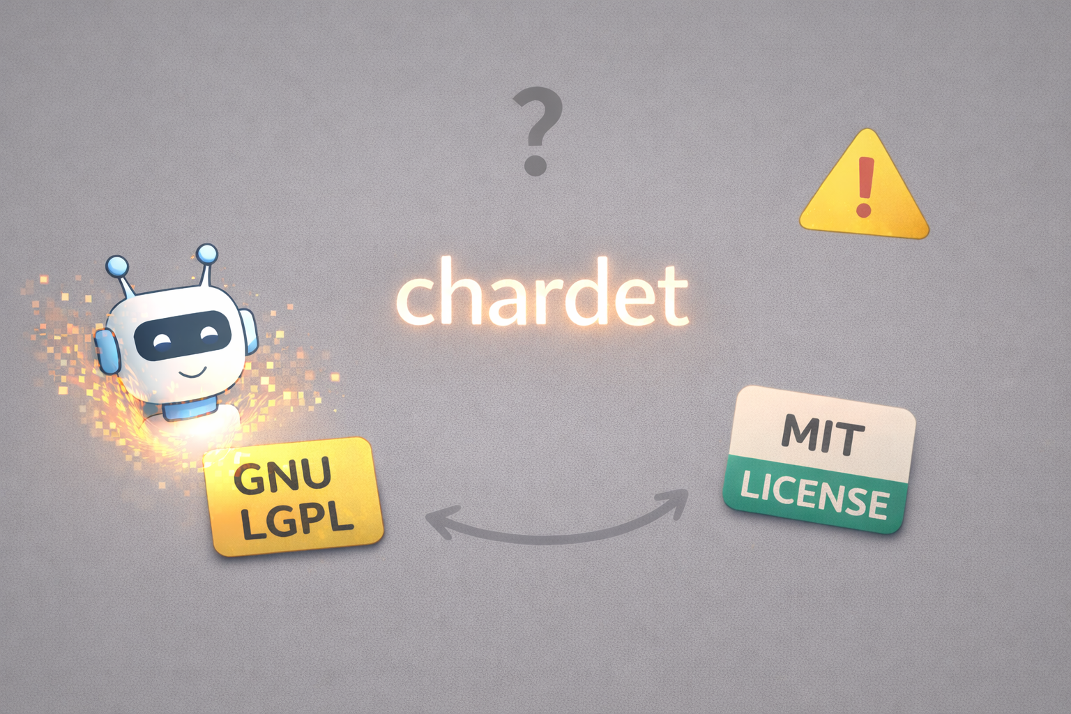 AI生成によるchardet再実装におけるライセンス変更の是非に関するメモ